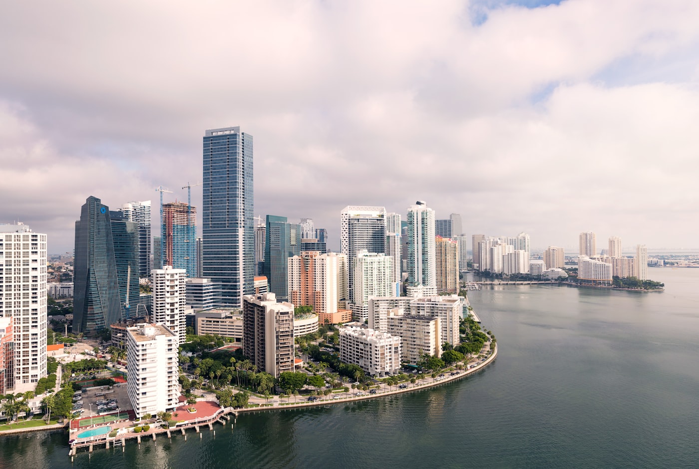 Miami waterfront skyline